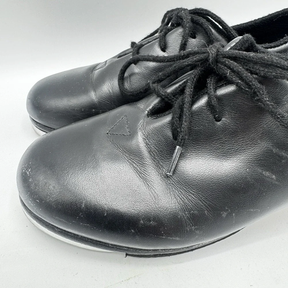 Bloch Tap Shoes Kids 12 M Black Excellent Leather Tap Oxford 392090